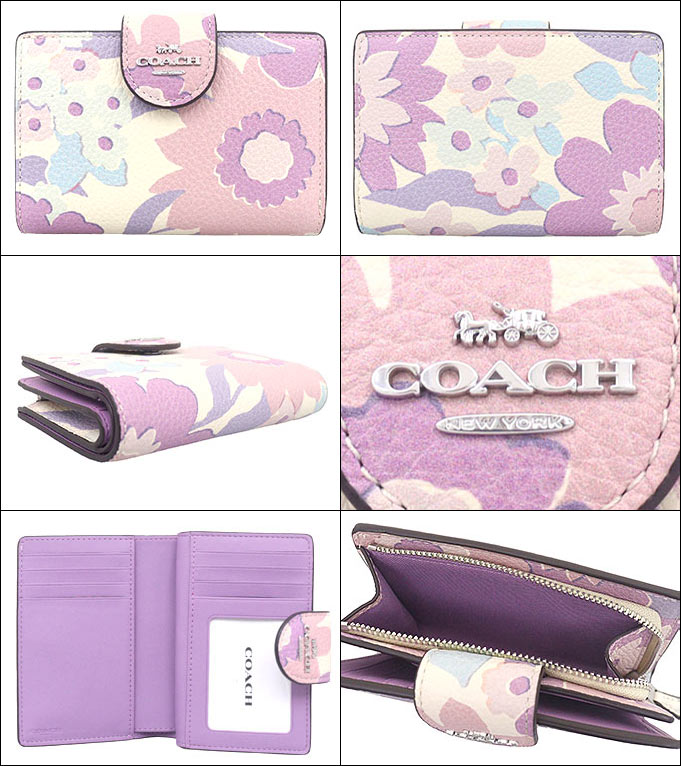 COACH 花柄ポーチ大・ポーチ小・コインケース・パスケース 4点セット COACH 花柄ポーチ大・ポーチ小・コインケース・パスケース 4点セット