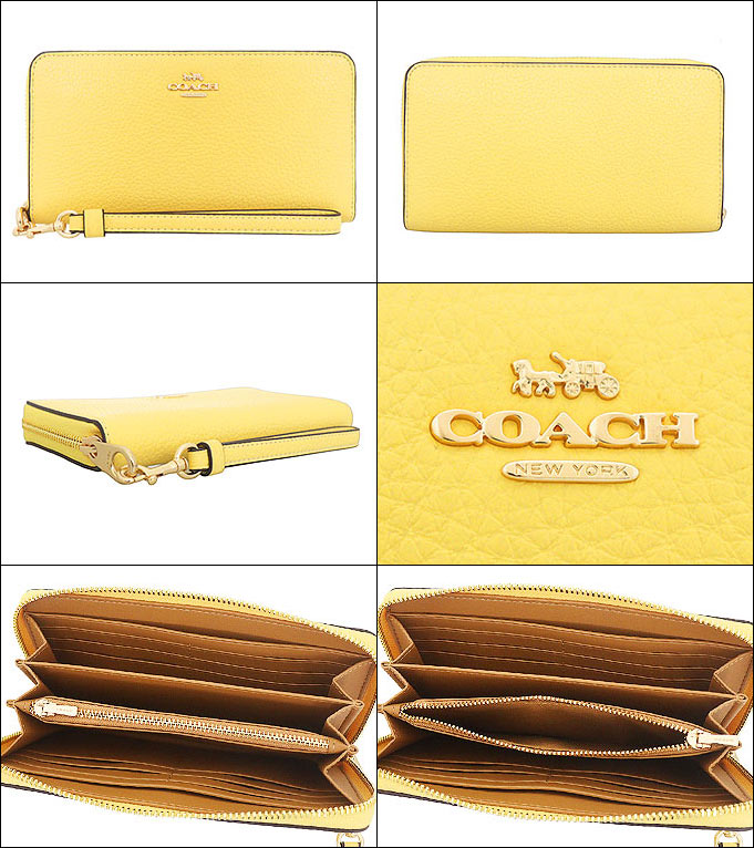 COACH 長財布 イエローのおすすめ人気商品一覧 通販 - Yahoo