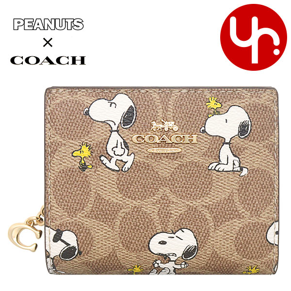 コーチ(COACH) スヌーピー レディース二つ折り財布 | 通販・人気