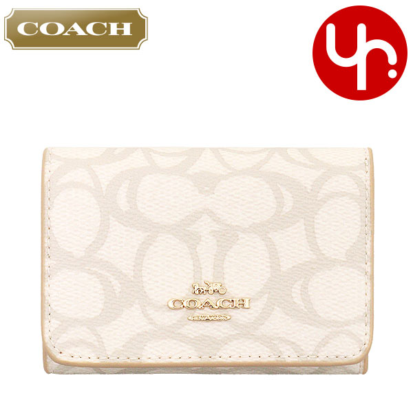 美品⭐︎COACH コーチ 三つ折り財布 C金具 レディース ベージュ コーチ 三つ折り財布 レディース COACH（ファッション）（色