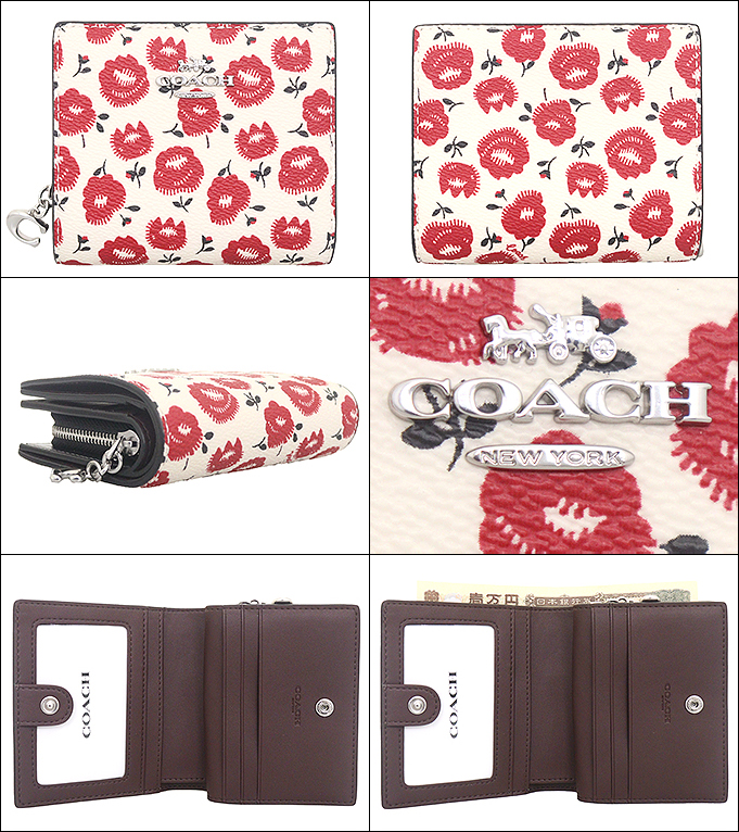 COACH コーチ 財布 二つ折り財布 FCBO76 CBO76 チョーク