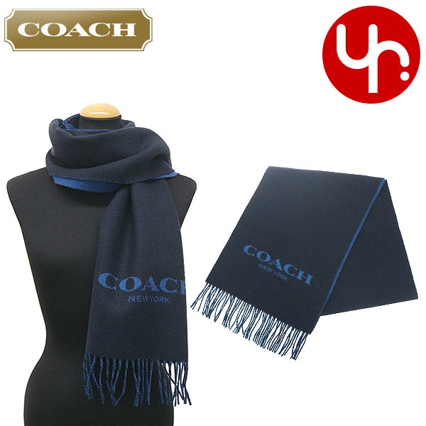 コーチ COACH アパレル マフラー F76053 76053 ネイビー  