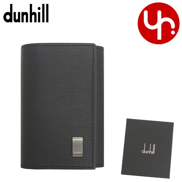 ダンヒル Dunhill 小物 キーケース DU19F2F50SG ブラック サイドカー レザー ガンメタル ロゴ プレート 6連 キーケース メンズ｜import-collection-yr