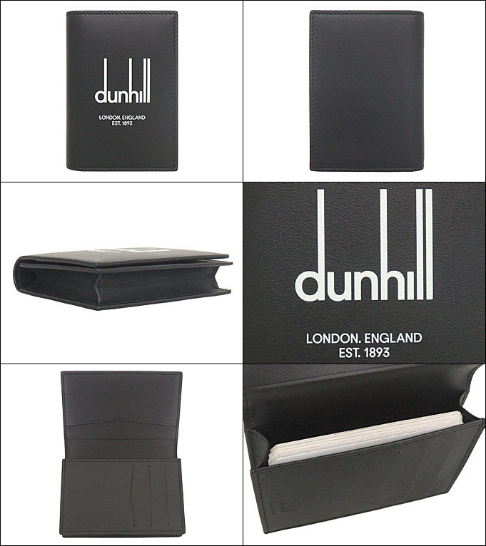 ダンヒル Dunhill 小物 カードケース DU22R2470DP ブラック レガシー レザー ロゴ ビジネス カードケース メンズ｜import-collection-yr｜02