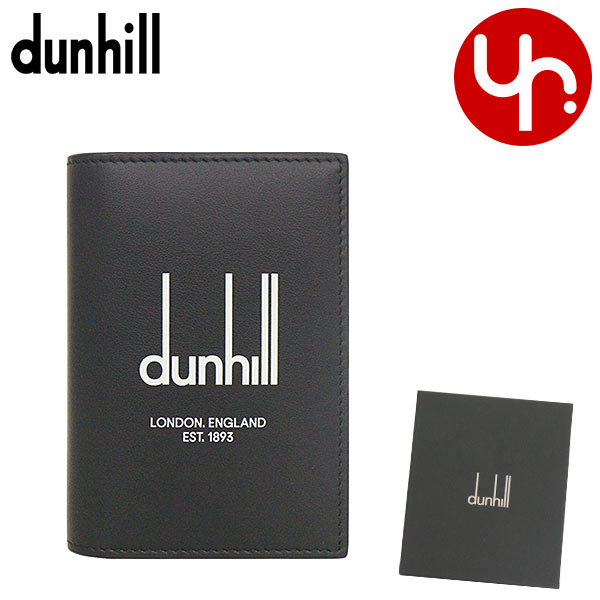 ダンヒル Dunhill 小物 カードケース DU22R2470DP ブラック レガシー レザー ロゴ ビジネス カードケース メンズ｜import-collection-yr