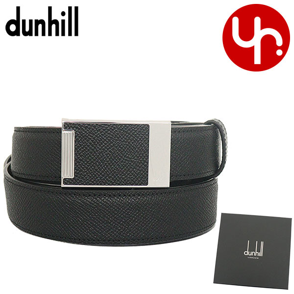 ダンヒル Dunhill 小物 ベルト DU23R4A26CA ブラック カドガン ローラー バックル レザー ベルト 30MM 42size メンズ