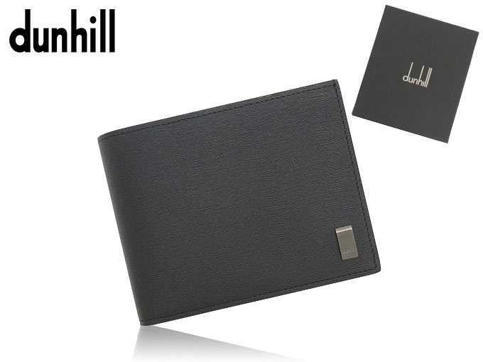 ダンヒル Dunhill 財布 二つ折り財布 DU19F2F32SG ブラック サイドカー