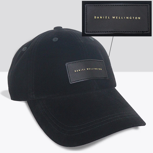 【新品・未使用】DANIEL WELLINGTON ブラックキャップ Daniel Wellington キャップ 帽子 ダニエルウェリントン ロゴ