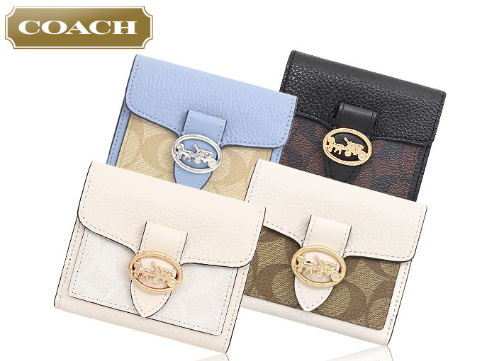 コーチ COACH 財布 二つ折り財布 F07250 7250 ブラウン×ブラック