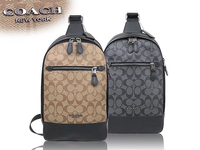 COACH＞コーチバッグ ショルダーバッグ F37573 メンズボディバッグ-