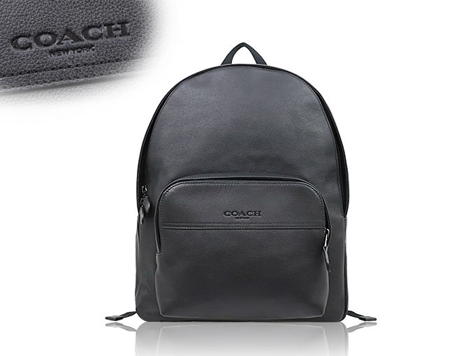 コーチ COACH バッグ リュック F49313 ブラック ヒューストン スムース