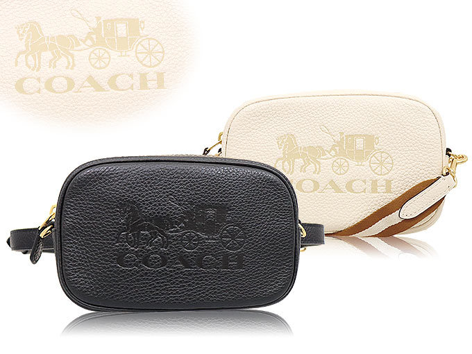 コーチ COACH バッグ ショルダーバッグ F79212 79212 ブラック ホース アンド キャリッジ ペブルド レザー ベルト バッグ  アウトレット レディース :co-ba201130-8:インポートコレクションYR - 通販 - Yahoo!ショッピング