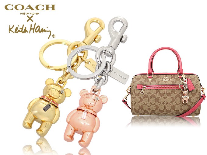 COACH コーチ アクセサリー キーホルダー F87166 ローズゴールド