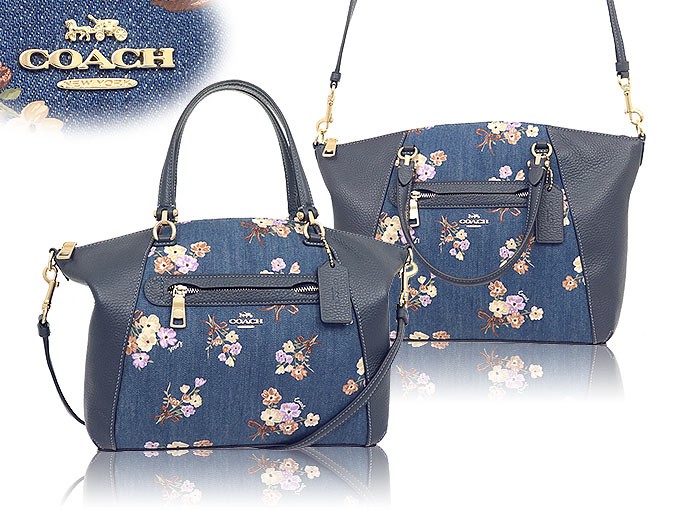 コーチ COACH バッグ ハンドバッグ F91045 デニムマルチ ペイン