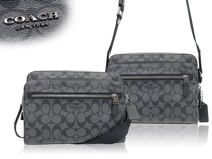 公式の ＜COACH＞コーチバッグ ショルダーバッグ F91485 ブラック