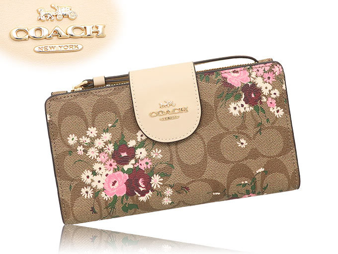 コーチ COACH 財布 長財布 FC3722 C3722 カーキマルチ シグネチャー エバーグリーン フローラル プリント テック フォン ウォレット  アウトレット レディース : co-ko210416-14 : インポートコレクションYR - 通販 - Yahoo!ショッピング - 일본구매대행  직구 재팬24