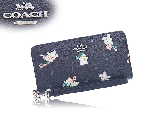 コーチ COACH 財布 長財布 FC7409 C7409 ミッドナイトマルチ