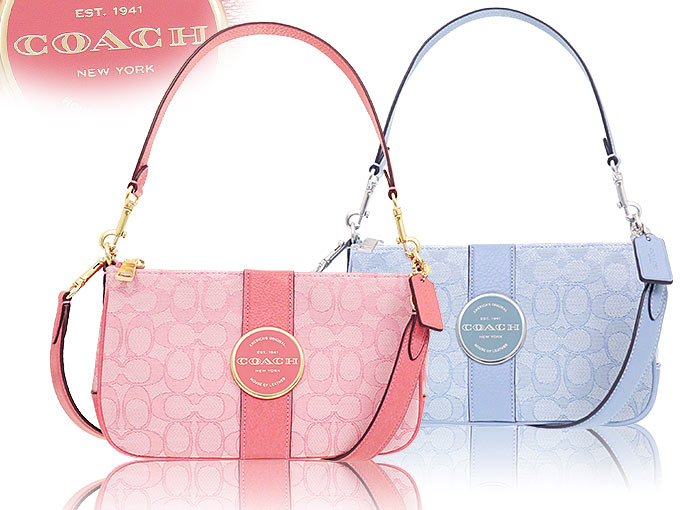 COACH コーチ バッグ ショルダーバッグ FC8306 C8306 マーブルブルー 