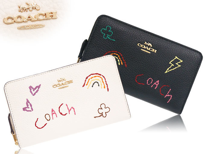 48時間限定ポイント10％】コーチ COACH 財布 二つ折り財布 FC9104