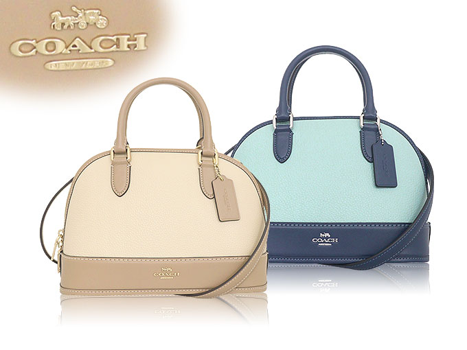 COACH ショルダーバッグ　水色 コーチ COACH ショルダーバッグ 水色 F36063 レザー レディース