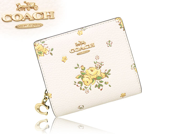 COACH コーチ 財布 二つ折り財布 FCAP15 CAP15 チョークマルチ