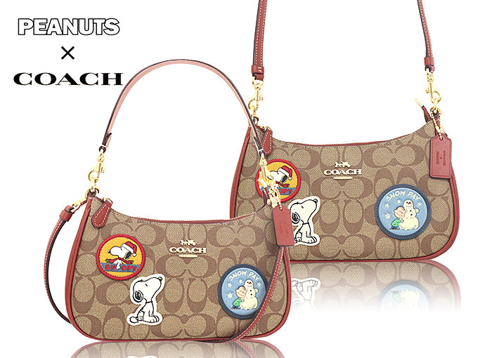 コーチ COACH バッグ ショルダーバッグ FCE848 CE848 カーキ×レッド