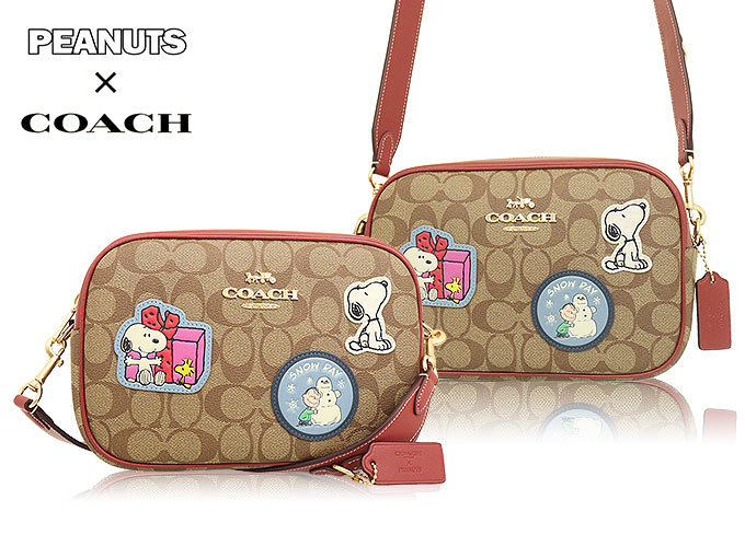 コーチ COACH バッグ ショルダーバッグ FCF304 CF304 カーキ×レッド