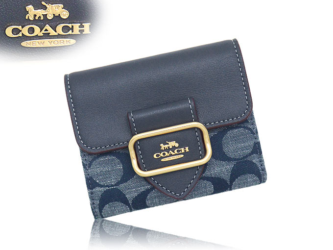 コーチ COACH 財布 二つ折り財布 FCH151 CH151 デニムマルチ