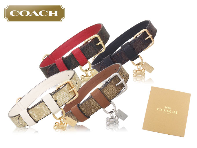 Amazon | コーチ 犬の首輪 COACH アウトレット シグネチャー