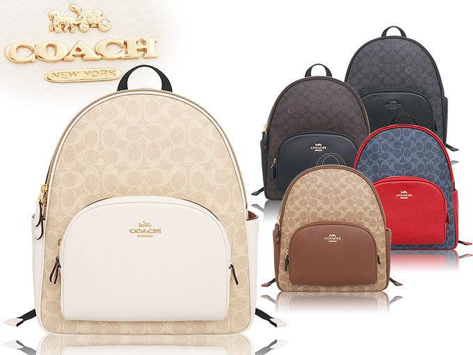 早い者勝ち！訳あり新品 COACH リュック CZ176 ベージュ系