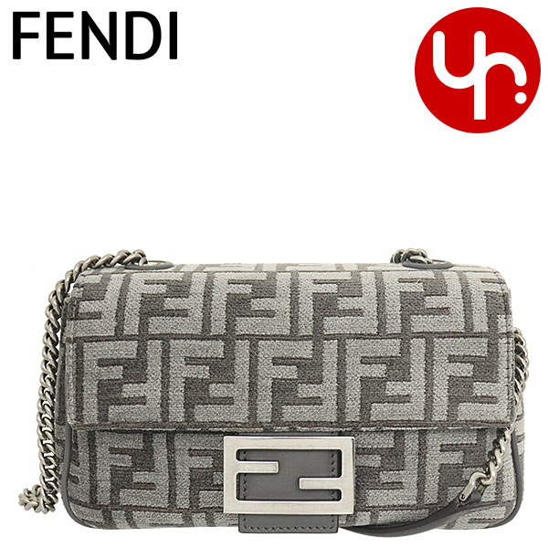 フェンディ FENDI バッグ ショルダーバッグ 8BR793 ALG7 グレー シェニール FF タペストリー ファブリック ミディアム バゲット  チェーン バッグ レディース : fd-ba221223-1 : インポートコレクションYR - 通販 - Yahoo!ショッピング