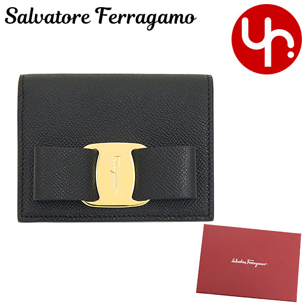 136 美品 Ferragamo サルバトーレフェラガモ 2つ折り財布 FERRAGAMO フェラガモ 二つ折り 財布 レディース 革 使いやすい