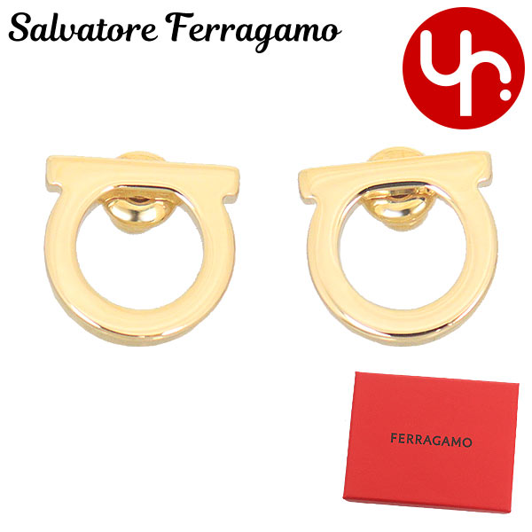 Yahoo! Yahoo!ショッピング(ヤフー ショッピング)サルヴァトーレ フェラガモ Salvatore Ferragamo 小物 アクセサリー 76 0119 ゴールド ガンチーニ ピアス レディース