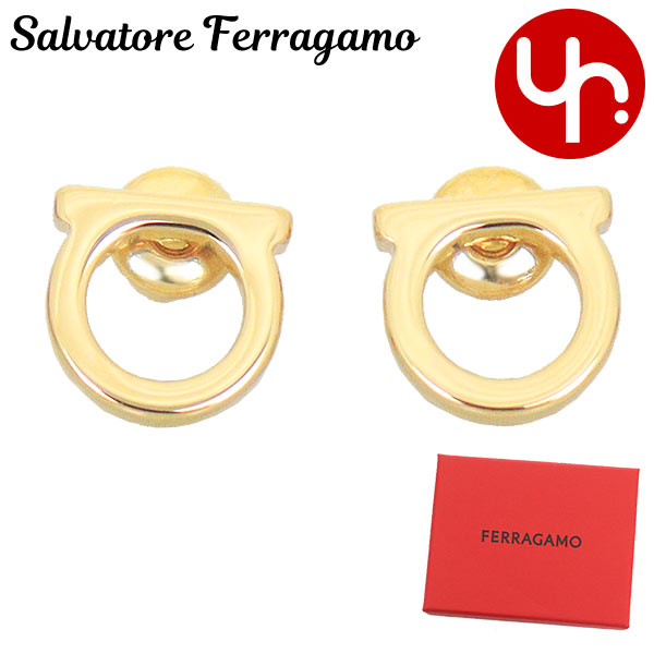 Yahoo! Yahoo!ショッピング(ヤフー ショッピング)サルヴァトーレ フェラガモ Salvatore Ferragamo 小物 アクセサリー 76 0120 ゴールド ガンチーニ ピアス レディース