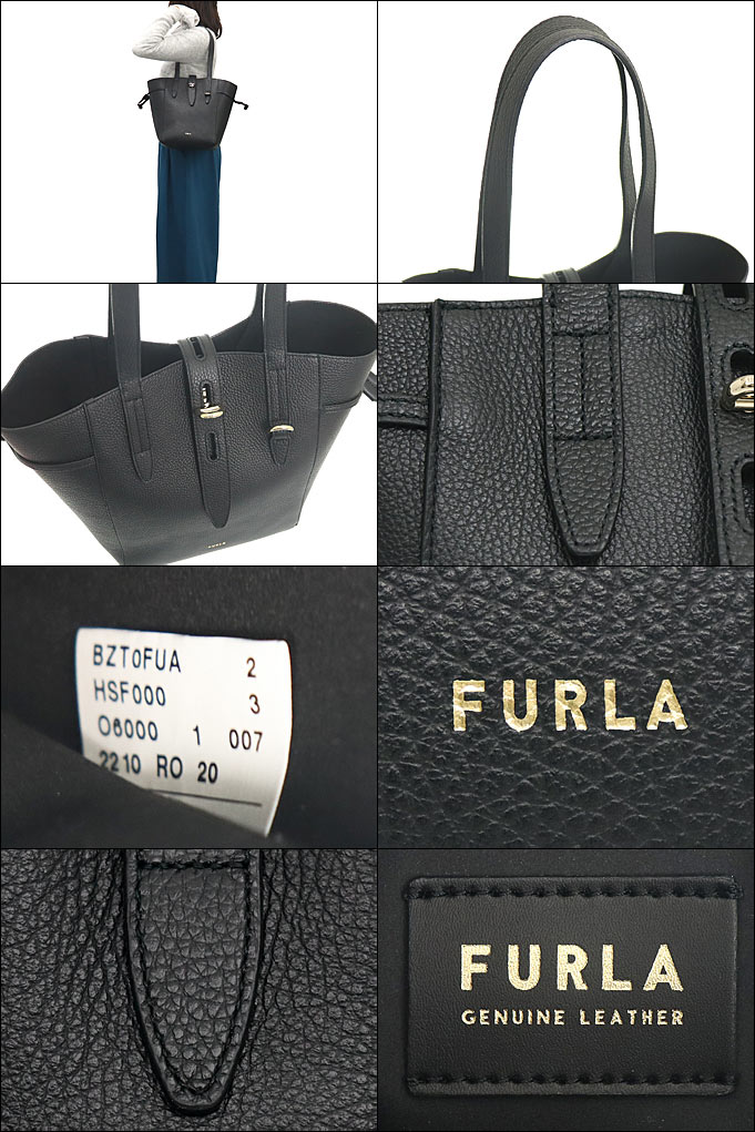 フルラ FURLA バッグ トートバッグ BZT0FUA HSF000 オニキス×ネロ O6000 ONYX/NERO ネット レザー ミディアム  トート レディース : fu-ba220124-7 : インポートコレクションYR - 通販 - Yahoo!ショッピング