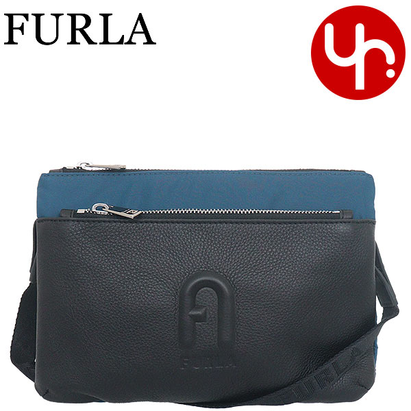 フルラ FURLA バッグ ショルダーバッグ ME00060 BX0320 ブルージェイ×ネロ 1800S BLU JAY NERO メン アーバン ナイロン クロスボディー メンズ レディース｜import-collection-yr