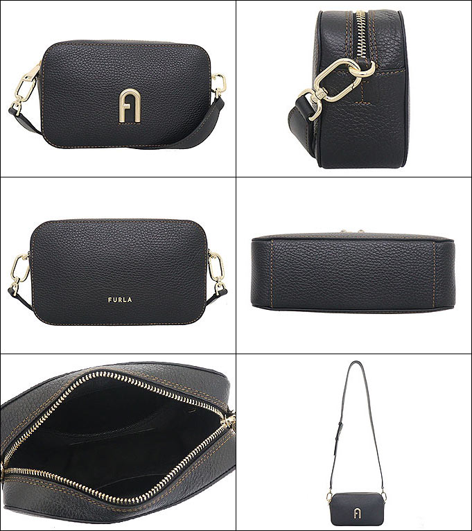 フルラ FURLA バッグ ショルダーバッグ WB00667 BX0176 オニキス×ネロ O6000 ONYX/NERO フルラ プリムラ レザー ミニ クロスボディー レディース | FURLA | 01