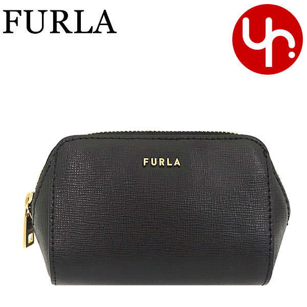 Yahoo! Yahoo!ショッピング(ヤフー ショッピング)フルラ FURLA 小物 ポーチ EAW3LN1 B30000 オニキス×ネロ O6000 ONYX/NERO エレクトラ サフィアーノ レザー スモール コスメティック ケース レディース