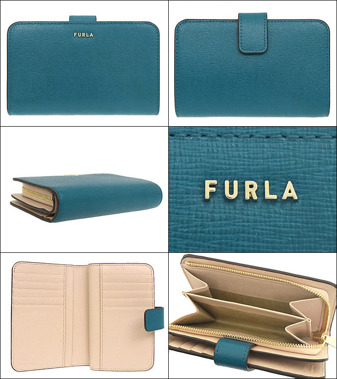 フルラ FURLA 財布 二つ折り財布 PCX9UNO B30000 オッタニオ×バレリーナ 0873S OTTANIO BALLERINA バビロン サフィアーノ レザー ウォレット レディース | FURLA | 01