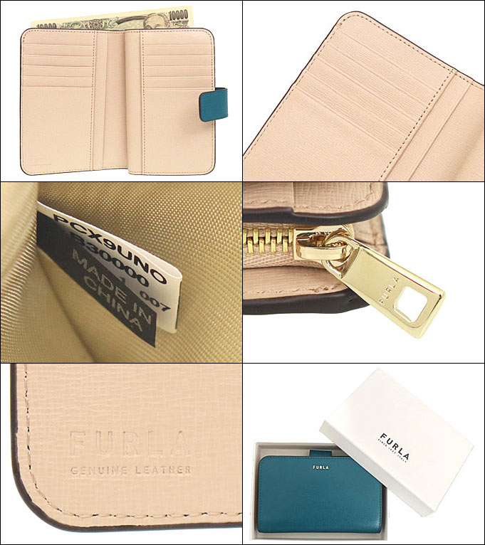 フルラ FURLA 財布 二つ折り財布 PCX9UNO B30000 オッタニオ×バレリーナ 0873S OTTANIO BALLERINA バビロン サフィアーノ レザー ウォレット レディース | FURLA | 02