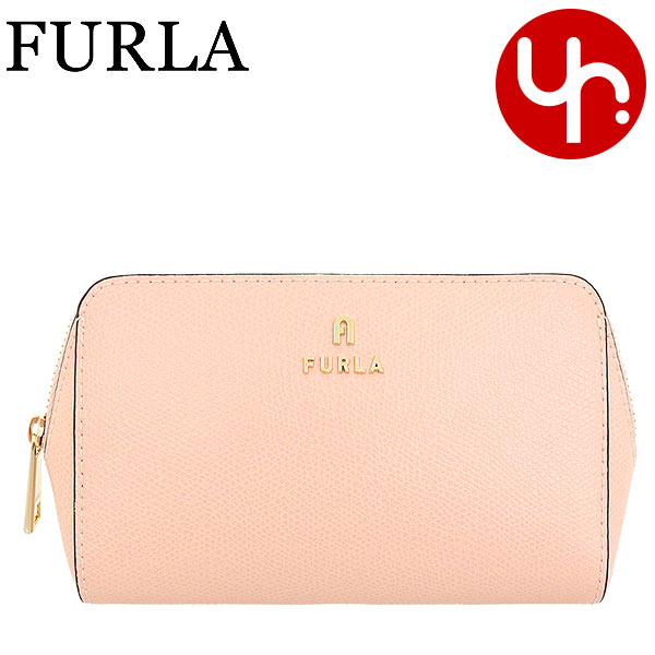 【48時間限定ポイント2％】フルラ FURLA 小物 ポーチ WE00449 ARE000 1859S MINTY フルラ カメリア レザー ミディアム コスメティック ケース レディース｜import-collection-yr｜05