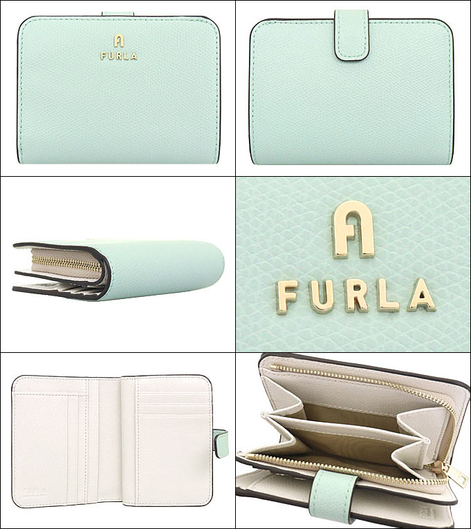 フルラ FURLA 財布 二つ折り財布 WP00315 ARE000 ミント×マシュマロ