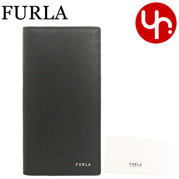 フルラ FURLA 財布 長財布 PDT4FPJ AX0732 オニキス×ネロ O6000 ONYX/NERO マン プロジェクト レザー スリム ブレスト ウォレット メンズ