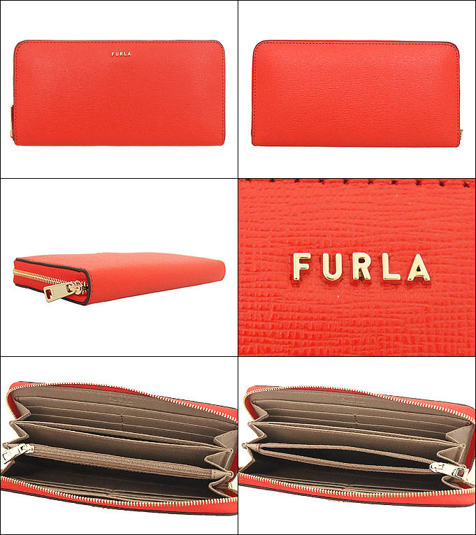 【FURLA】フルラ　長財布　ロングウォレット　バビロン　XL オレンジ　レザー FURLA フルラ 財布 長財布 PCX7UNO B30000 オパール×ぺルラ