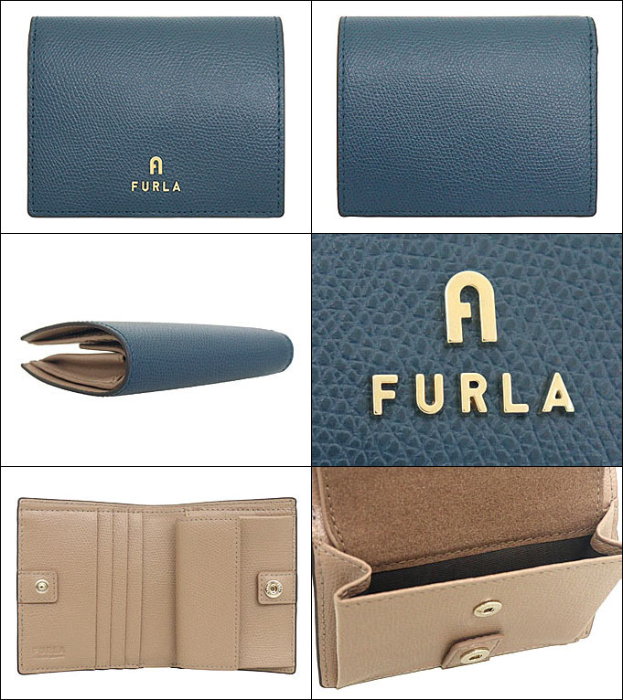 FURLA フルラ 財布 二つ折り財布 WP00304 ARE000 ブルージェイ  