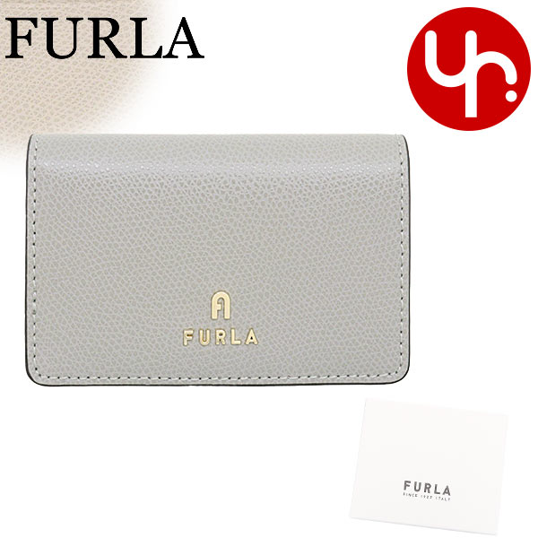 FURLA グレー　レザー 名刺入れ グレー - レディース レザー製 名刺入れ＆カードケース | フルラ公式