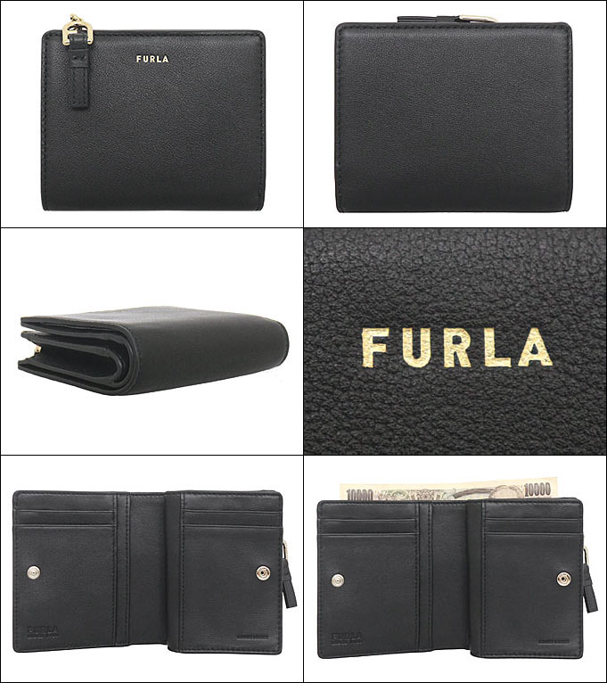 FURLA フルラ 財布 二つ折り財布 WP00451 BX2045 オニキス×ネロ  