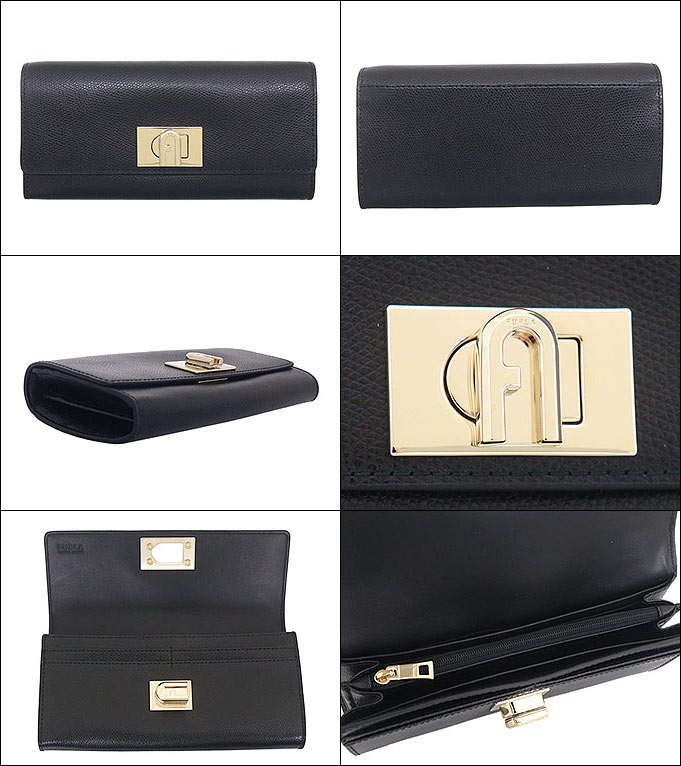 FURLA フルラ 財布 長財布 PCV0ACO ARE000 オニキス×ネロ 1927