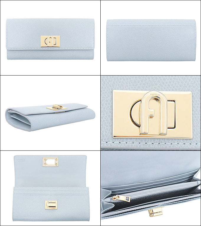 フルラ FURLA 財布 長財布 PCV0ACO ARE000 ヌヴォラ フルラ 1927 レザー フルラ アーチ ロゴ フラップ コンチネンタル ウォレット レディース | FURLA | 01