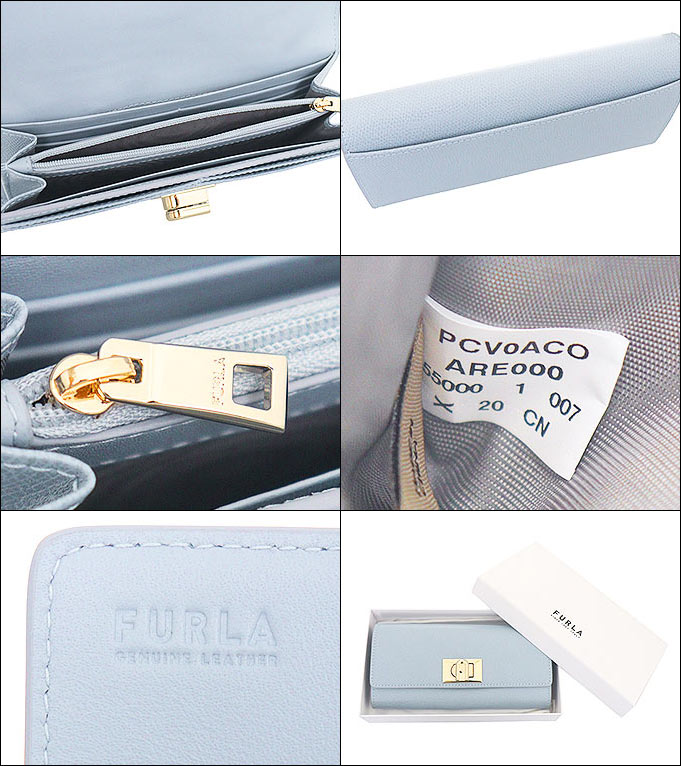 フルラ FURLA 財布 長財布 PCV0ACO ARE000 ヌヴォラ フルラ 1927 レザー フルラ アーチ ロゴ フラップ コンチネンタル ウォレット レディース | FURLA | 02